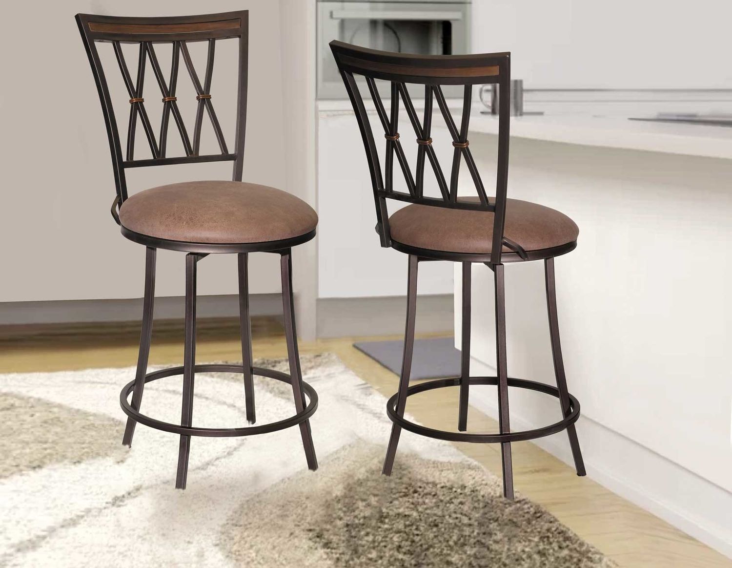 SS SEDONA 24” SWIVEL COUNTER STOOL