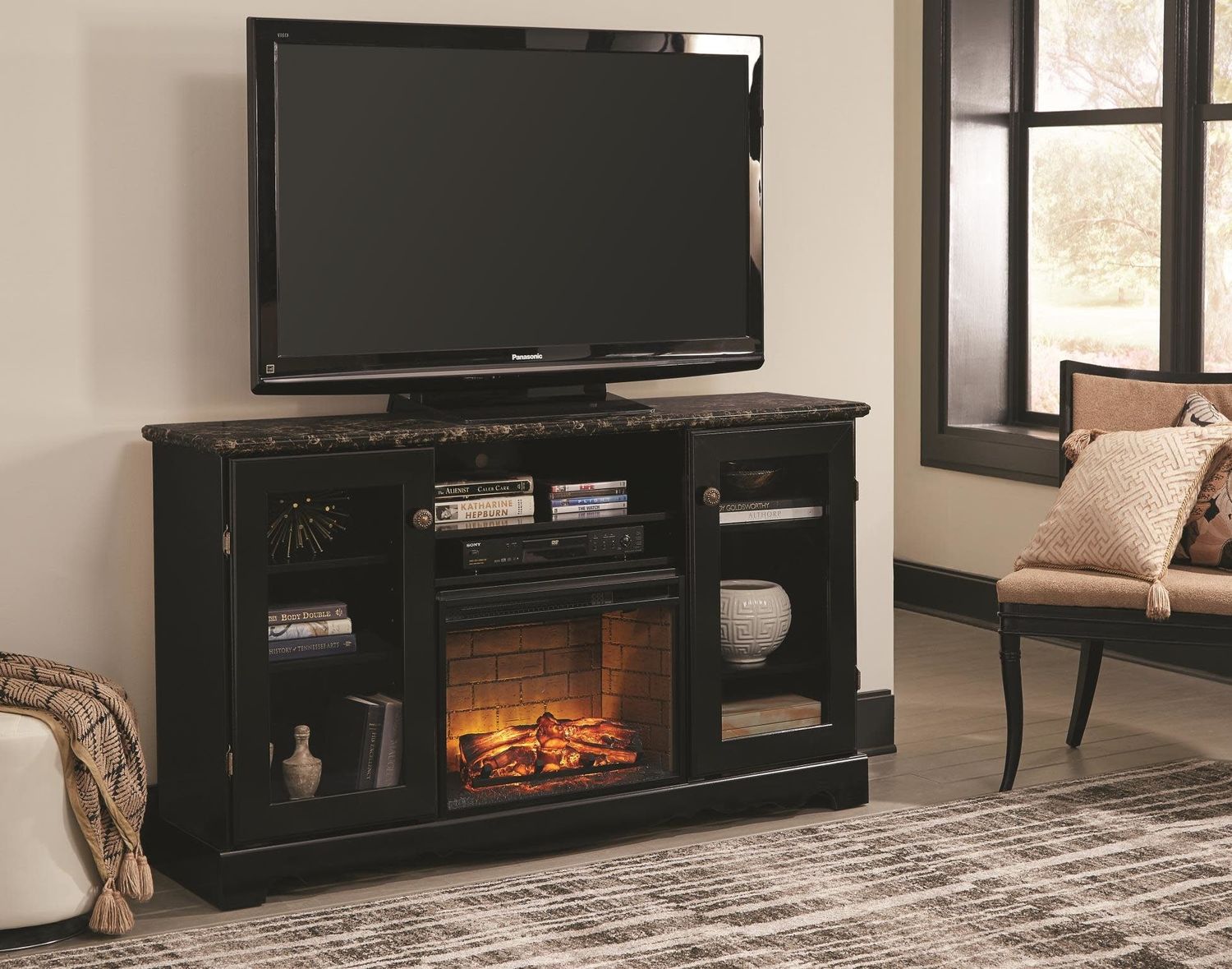Black 60 &quot; Console
