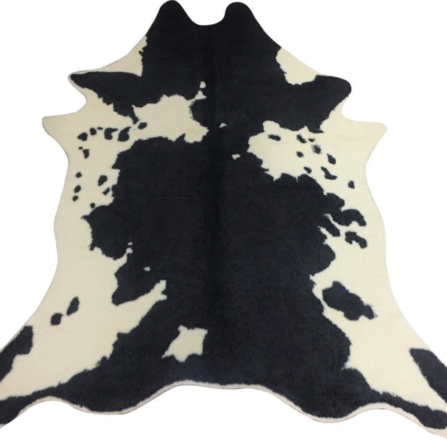H&amp;F FAUX MARA HIDE RUG - GRAY