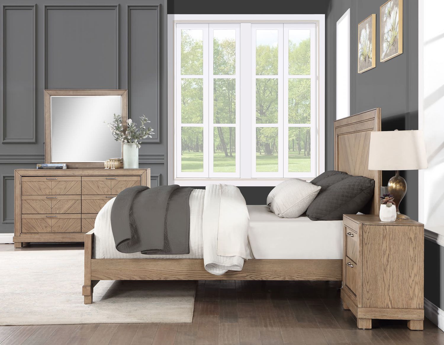 MONTANA QUEEN 4 PIECE SET   Sand