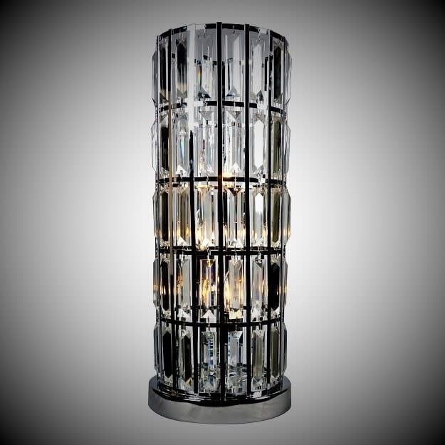FACETED CRYSTAL TABLE LAMP