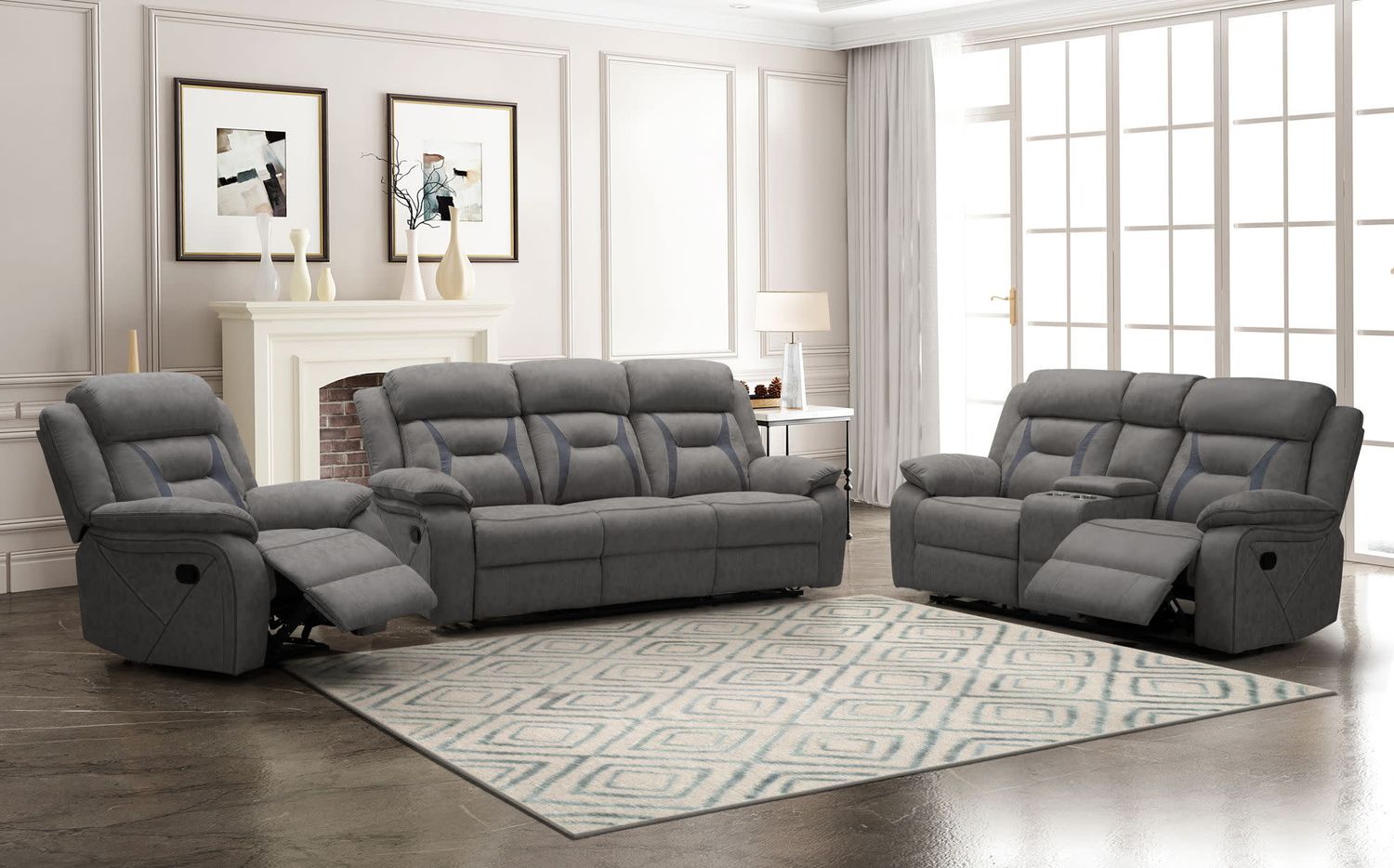 LIBERTY MOTION SOFA GREY