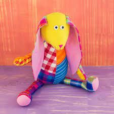Patchwork Doll Rabbit Large (w)