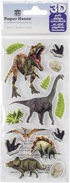 Dinosaurs Shaped Sticker Packs