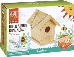 Beetle &amp; Bee Build A Bird Bungalow, Backyard Birdhouse Kit