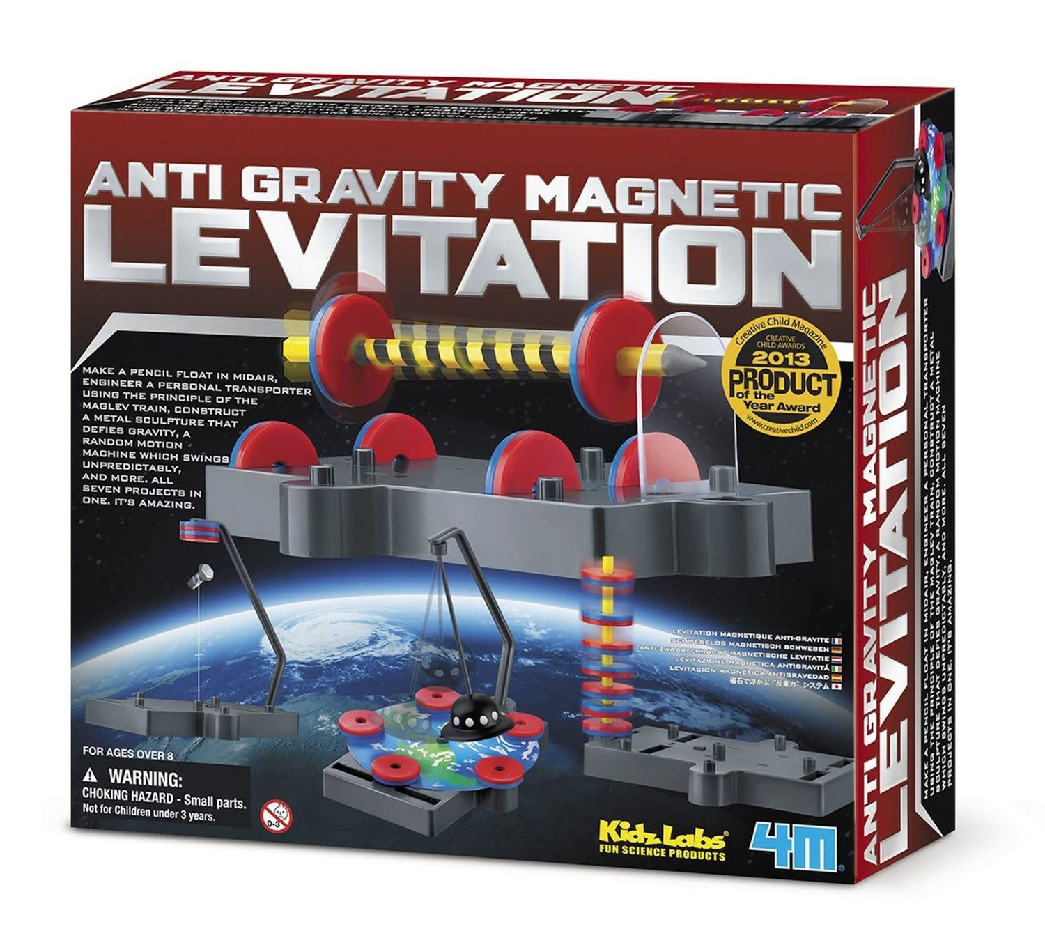 4M Kidzlabs Anti Gravity Magnetic Levitation Science Kit