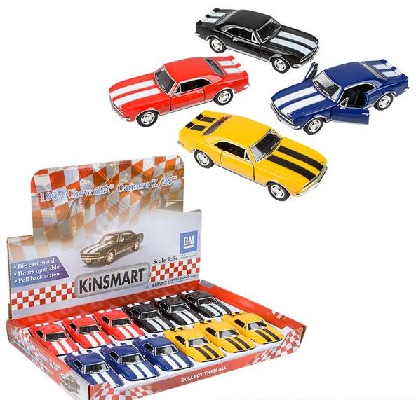 5&quot; DIE-CAST PULL BACK 1967 CHEVY CAMARO Z28