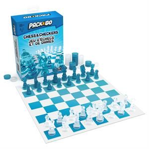 Pack &amp; Go Chess &amp; Checkers Board Game