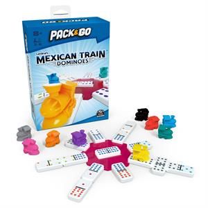 Pack &amp; Go Mexican Train Dominoes