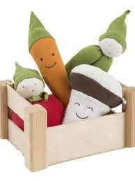 Organic Veggie Crate Toy