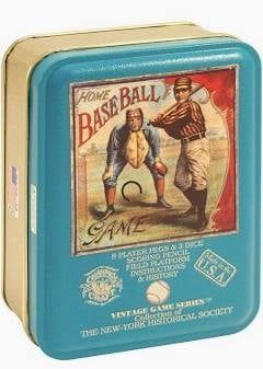 Home Baseball Vintage Game Tin