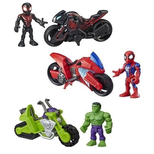 Marvel Super Hero Adventures Figure and Motorcycle Wave 3 single