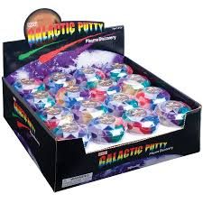 Mini Galactic Putty. Reusable, Shimmering Slime