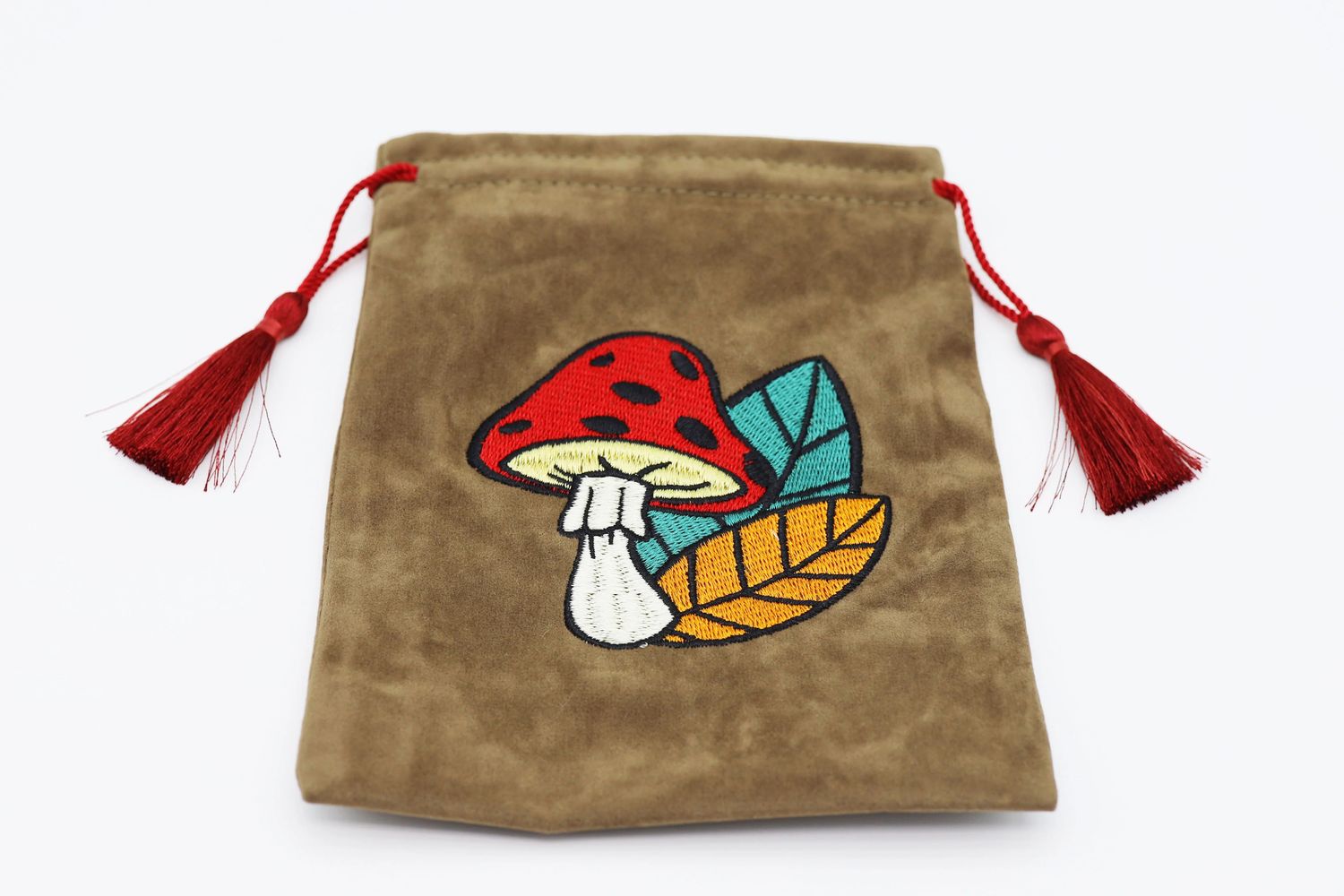 Dice Bag - Mushroom &amp; Leaf
