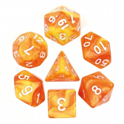 Lemon Sorbet RPG Dice Set
