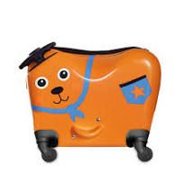 Ride-on Trolley S-Bear Orange suitcase