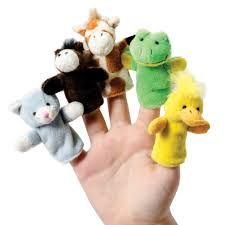 PLUSH FINGER PUPPETS-ASST