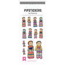 Worry Dolls Pipstickers