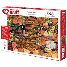 Wine Trail Puzzle by Kate Ward Thacker