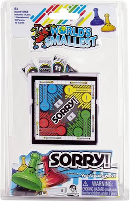 World&#39;s Smallest Sorry