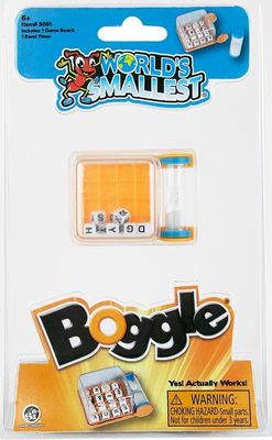 World&#39;s Smallest Boggle