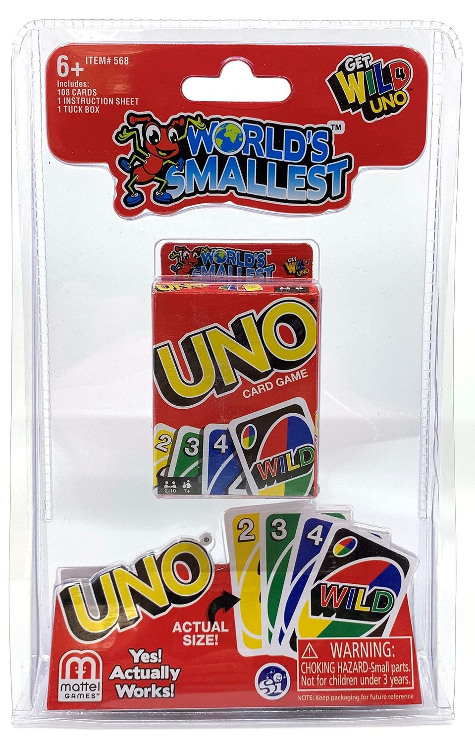 World&#39;s Smallest Uno Card Game