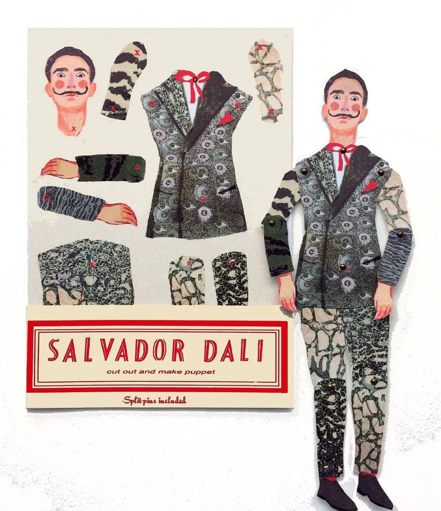 Dali Cut and Make Puppet