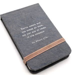 The Wizard of Oz Fabric Notebook