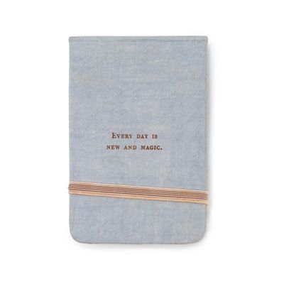 Every Day Is New And Magic Fabric Notebook