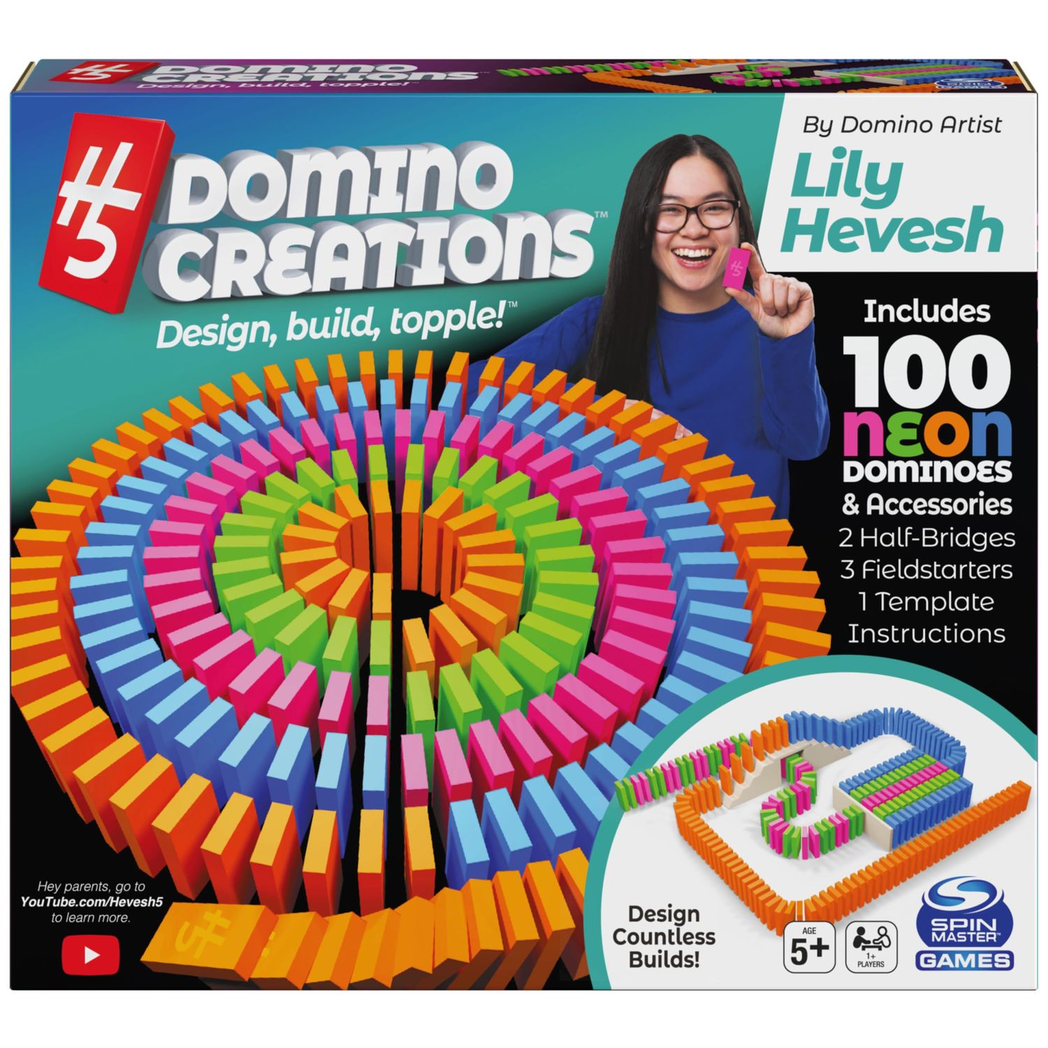 Domino Creations 100-Piece Neon
