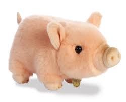 11&quot; POT-BELLIED PIGLET PINK MIYONI TOT