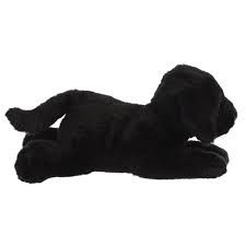 12&quot; BLACK LABRADOR FLOPSIE