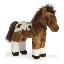 12&quot; DAKOTA STANDING PINTO HORSE IN BROWN