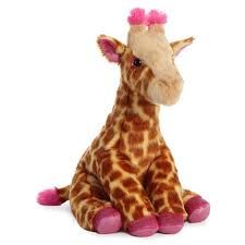 12&quot; GIRAFFE PINK DN BOUTIQUE (NO BEAN)