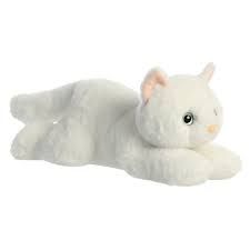 12&quot; PRECIOUS WHITE KITTY FLOPSIE