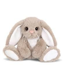 Lil&#39; Boomer the Taupe &amp; White Bunny