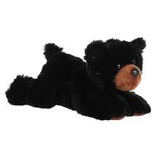12&quot; SULLIVAN BLACK BEAR FLOPSIE