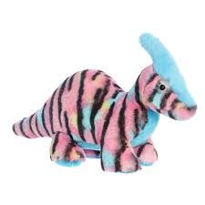 12.5&quot; PARASAUR PINK WATERCOLOR DINOS