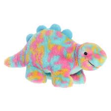 12.5&quot; SPECKLING STEGO WATERCOLOR DINOS