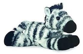 8&quot; ZANY ZEBRA MINI FLOPSIE