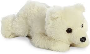 8&quot; ARTIC POLAR BEAR MINI FLOPSIE
