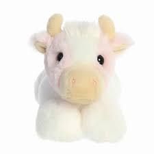 8&quot; SADIE STRAWBERRY COW MINI FLOPSIE