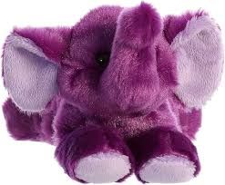 8&quot; VIOLET ELEPHANT MINI FLOPSIE