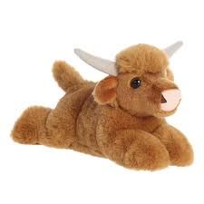 8&quot; HIGHLAND COW MINI FLOPSIE