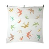 Colorful Birds Swaddle Blanket