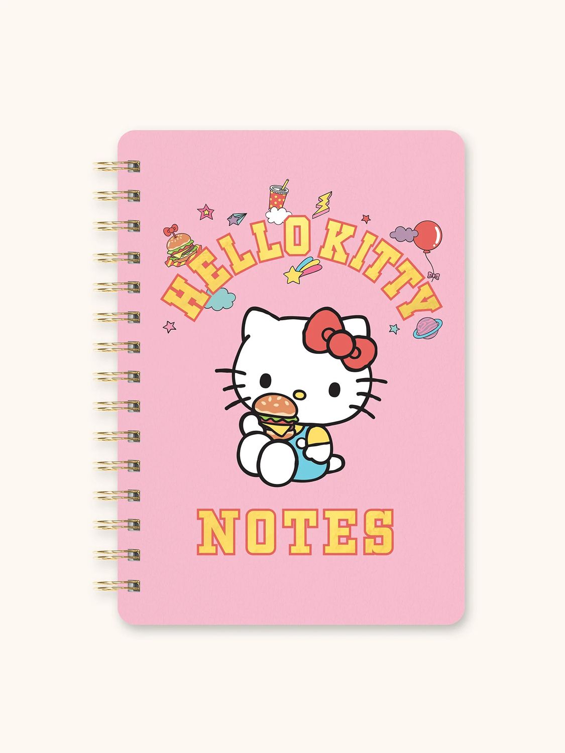 Hello Kitty College Letters Agatha Notebook with Sticker Sheet