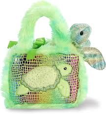 7&quot; FANCY PALS SEA TURTLE TURTLE WITH CARRIER