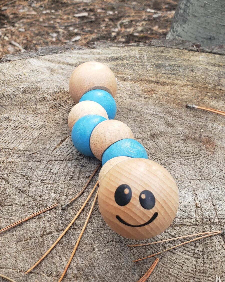 Earthworms Clutching Toy-Blue