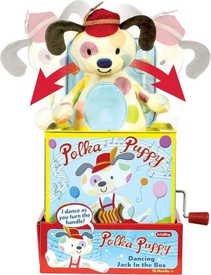 POLKA PUPPY JACK IN BOX
