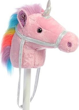 37&quot; UNICORN - PINK GIDDY UP FRIENDS STICK ANIMAL